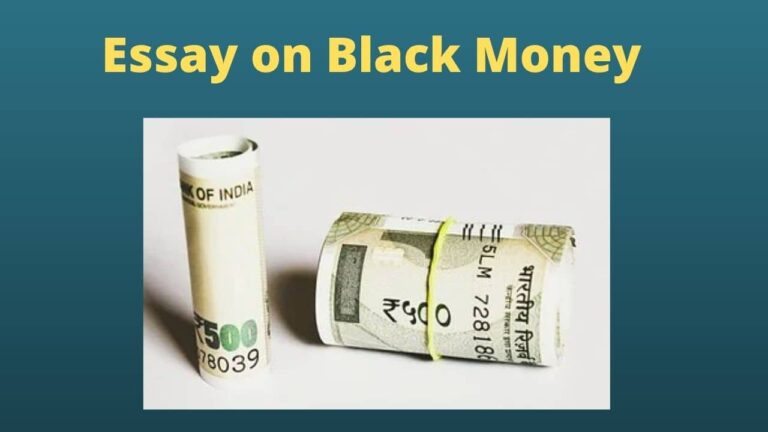 Essay on Black Money