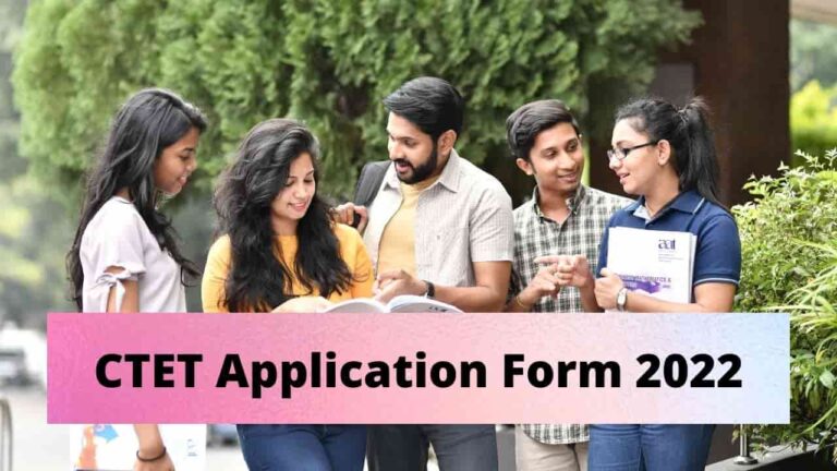 CTET Application Form 2022